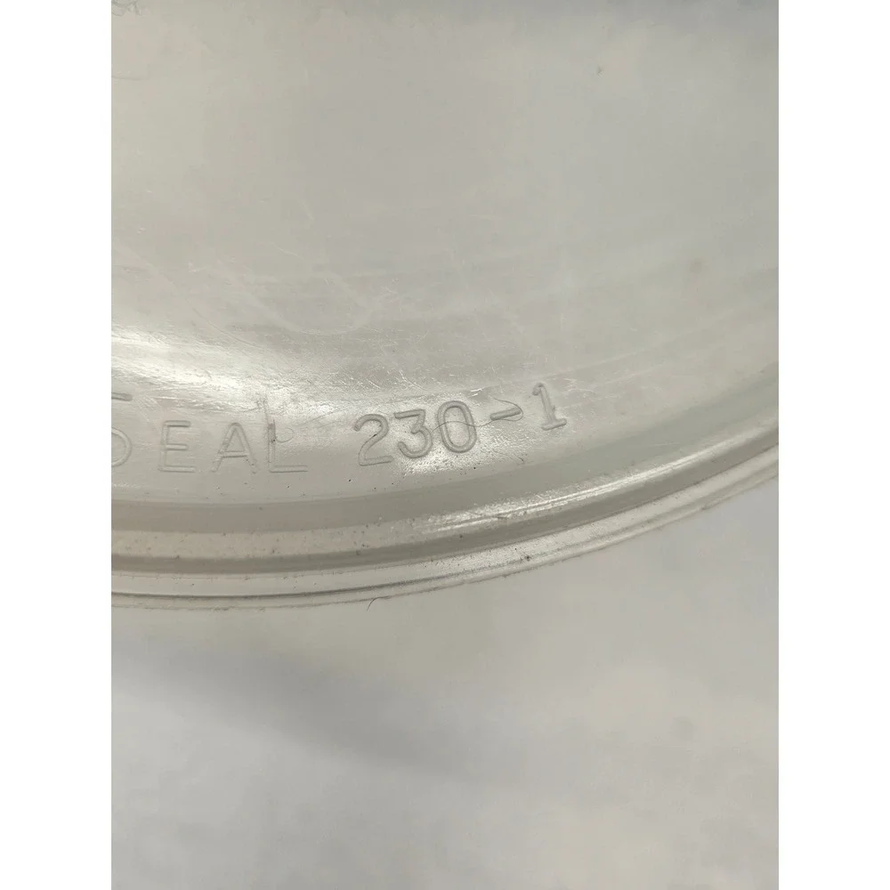 Tupperware Replacement Lid Seal 230-1 Translucent White Round 9 inch Vintage